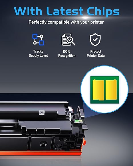 3 Hp 201A Toner Multipack CF400A for Color Laserjet Pro MFP M277dw M252 M277 Printer Compatible - Image 4