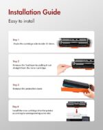 Canon 054H Toner Cartridge 4 Pack - Replacement for Canon 054 Toner Cartridge Set, for Canon MF642cdw,  MF641Cdw, LBP622Cdw Laser Printers - Image 3