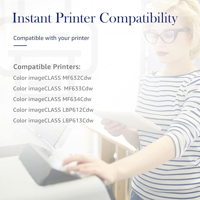 71Ex8TLewyL._AC_SX679_ Compatible For Canon 045 045H CRG-045H Toner for Canon Color imageCLASS MF634Cdw MF632Cdw LBP612Cdw LBP612C LBP612 MF632 MF632C 634C MF634 Laser Printer (4 Pack) - Image 7