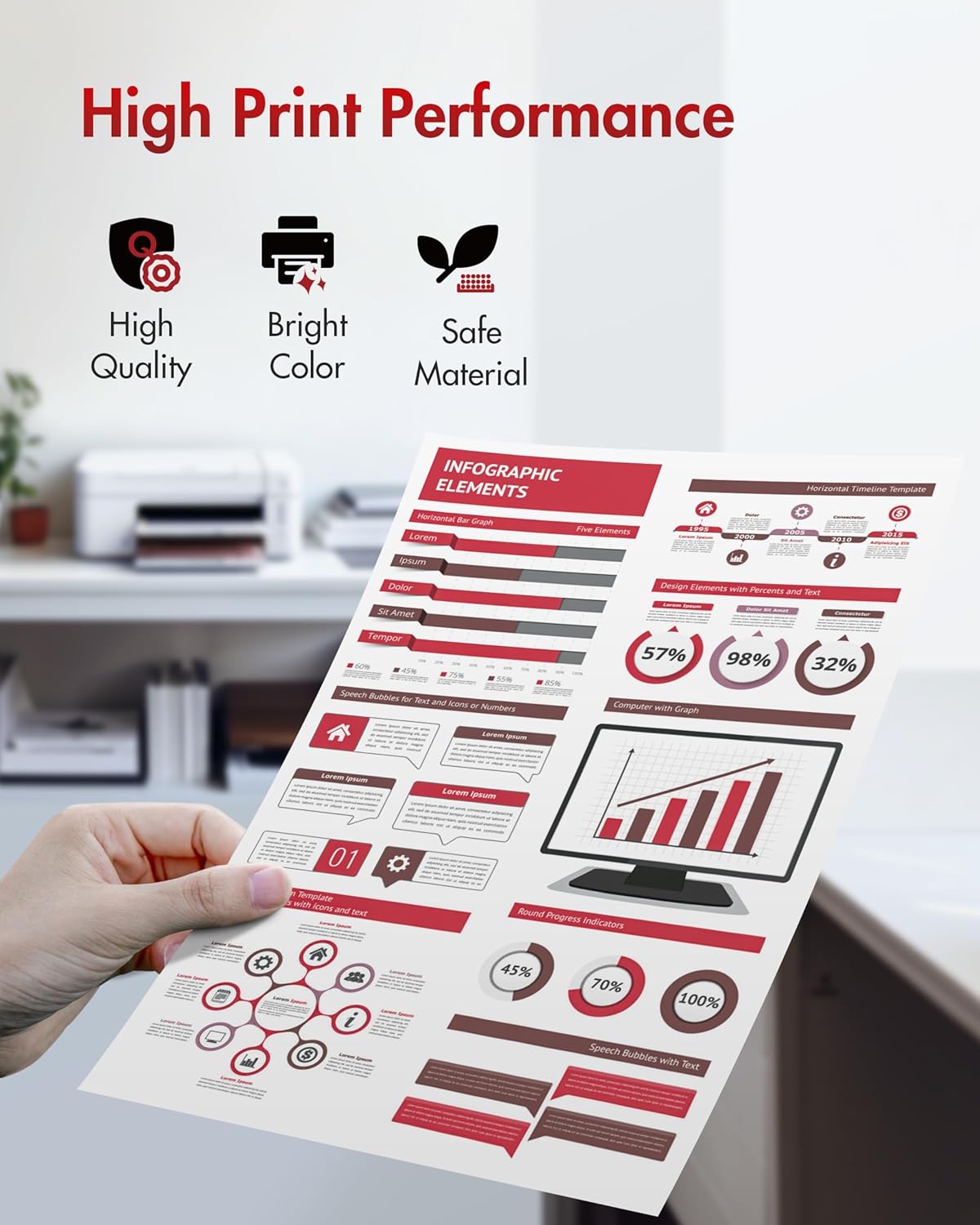 71eTSZ9MKwL._AC_SL1500_ Canon 054H Toner Cartridge 4 Pack - Replacement for Canon 054 Toner Cartridge Set, for Canon MF642cdw,  MF641Cdw, LBP622Cdw Laser Printers - Image 2