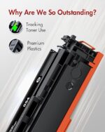 Canon 054H Toner Cartridge 4 Pack - Replacement for Canon 054 Toner Cartridge Set, for Canon MF642cdw,  MF641Cdw, LBP622Cdw Laser Printers - Image 4