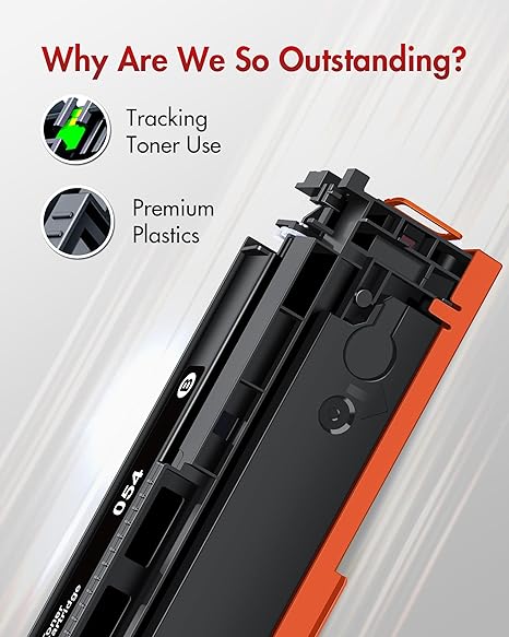 71jeduc8uNL._AC_SX466_ Canon 054H Toner Cartridge 4 Pack - Replacement for Canon 054 Toner Cartridge Set, for Canon MF642cdw,  MF641Cdw, LBP622Cdw Laser Printers - Image 4