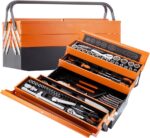1/2 and 1/4. 85 Piece Tool Set With Metal Box - Image 2