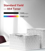 Canon 054H Toner Cartridge 4 Pack - Replacement for Canon 054 Toner Cartridge Set, for Canon MF642cdw,  MF641Cdw, LBP622Cdw Laser Printers - Image 5