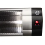 Alva Electric Infrared Patio Heater 2000 W – with Telescopic Stand/Remote and Wall Mount Option EPH620 - Image 3