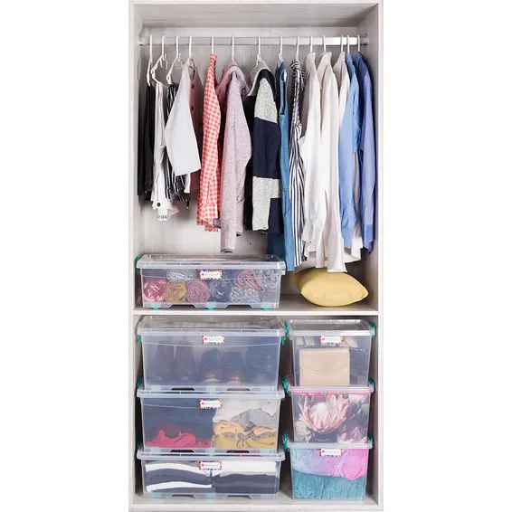 jpg (6) Clear Clip & Lock Storage boxes - Image 3