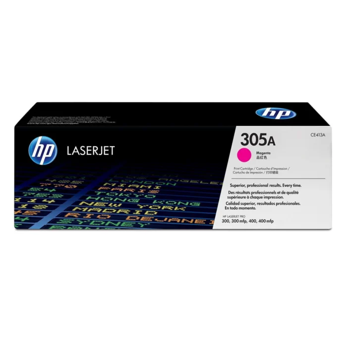 HP 305A Original LaserJet Toner Cartridge - Magenta CE413A - Image 1