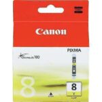Canon 0622B024 CLI-8 iP3300 Original Yellow Ink Cartridge