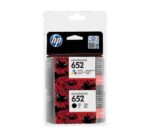 Original HP F6V25AE Ink Cartridges Combo Pack 652