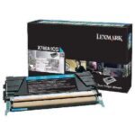 Lexmark X746, X748 Original Cyan Laser Toner X746A1CG