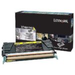 Lexmark X746, X748 Original Yellow Laser Toner X746A1YG