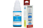 Canon G1400 G1410 Original Cyan 70ml Ink Bottle GI-490 - Image 2