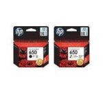 HP CP5525 Original Black and Tri Colour Ink Cartridge 650