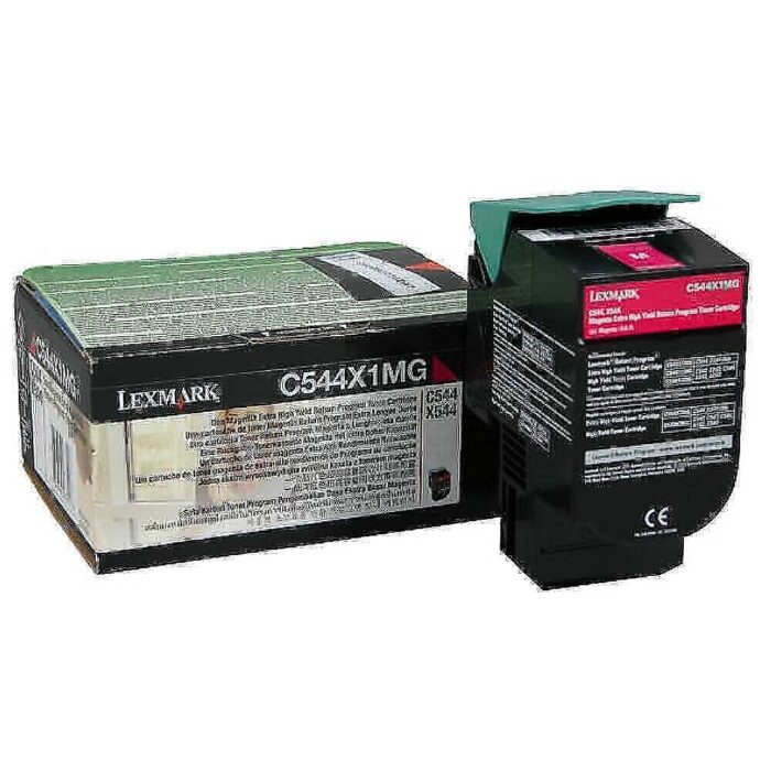 Lexmark C544 X548 Magenta Extra High Yield Toner Cartridge C544X1MG - Image 2