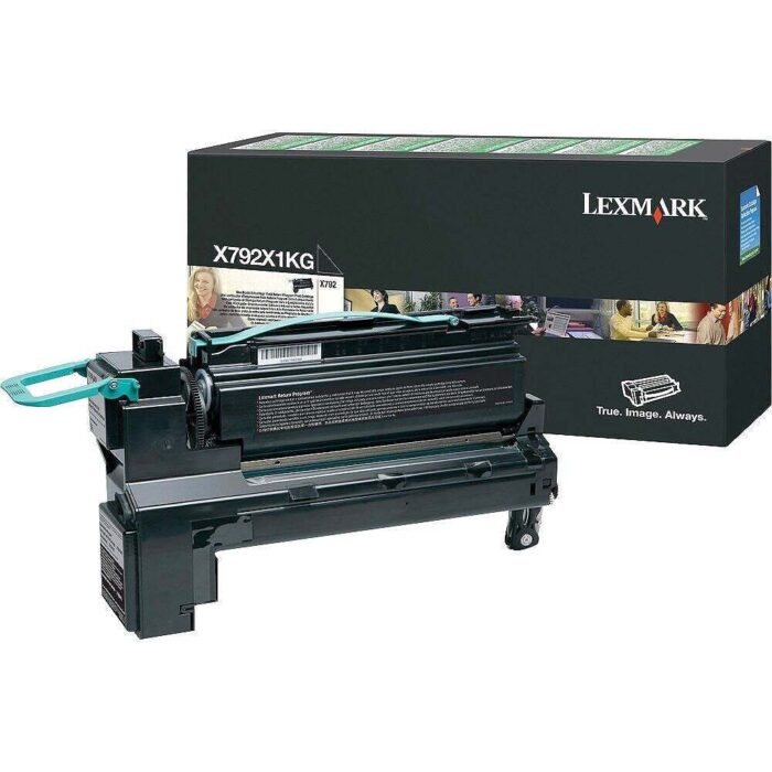 Lexmark X792 Black Extra High Yield Original Toner Cartridge X792X1KG - Image 1