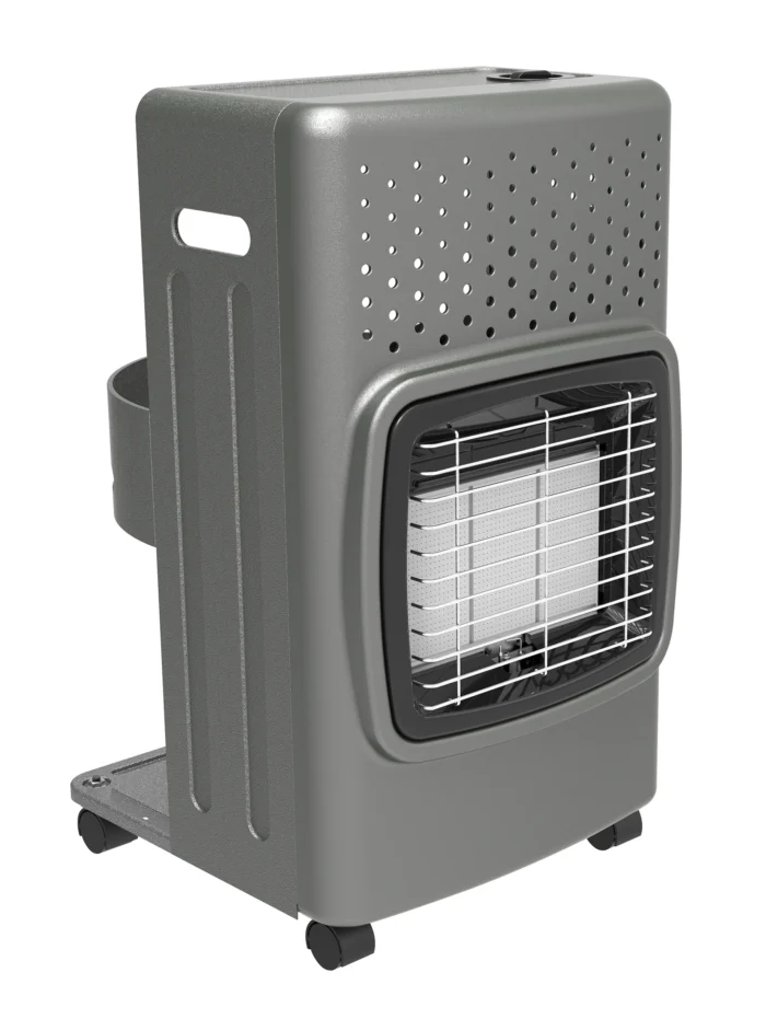 3-Panel Luxurious Infrared Radiant Indoor Gas Heater - Grey - Image 5